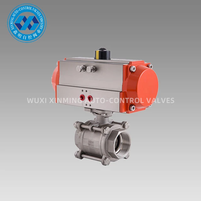Thiết bị truyền động khí nén Van bi ren 3PC