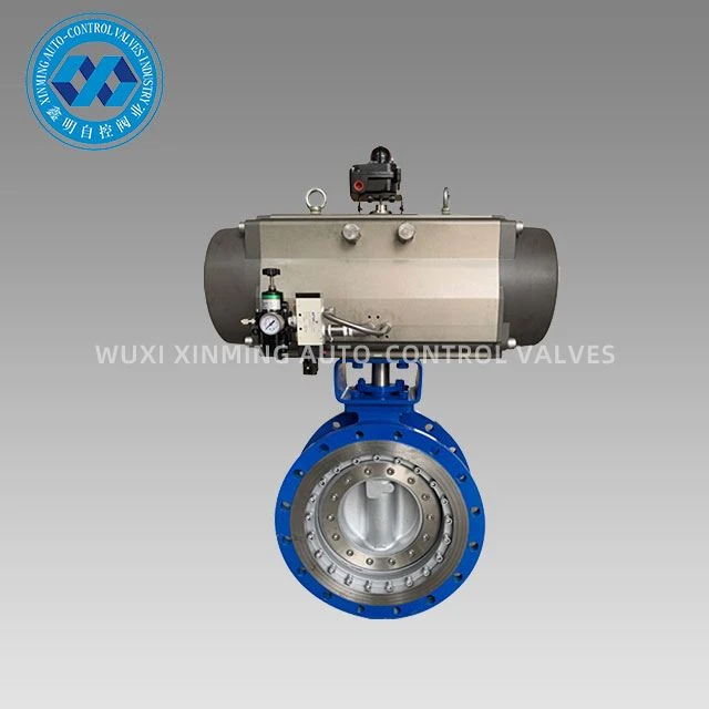Thiết bị truyền động khí nén Van bướm ba lỗ lệch tâm