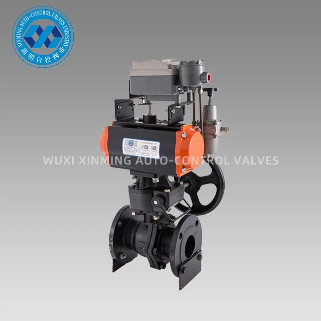 Bộ truyền động khí nén Van bi mặt bích WCB