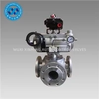 Van bi 3 chiều bằng thép không gỉ khí nén
