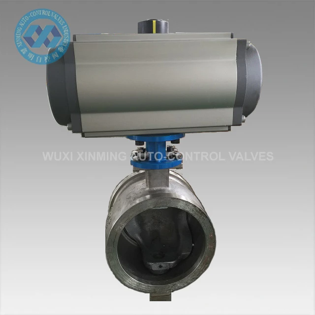 Van điều khiển phân đoạn với bộ truyền động khí nén