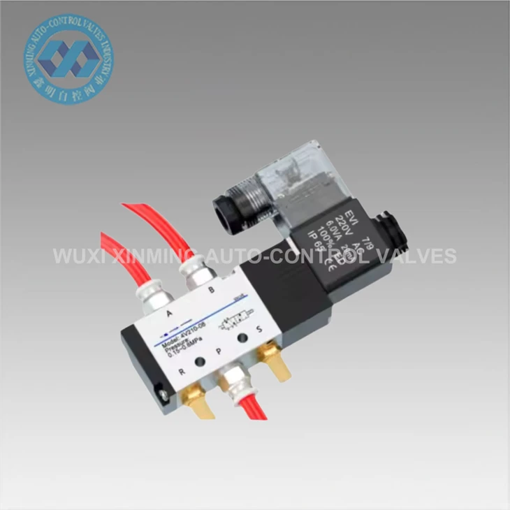 Van điện từ khí nén hợp kim nhôm 52 AC220V 110V