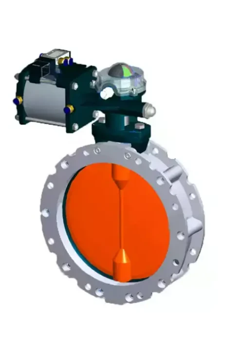 DN25 Van bướm nhôm bụi khí nén