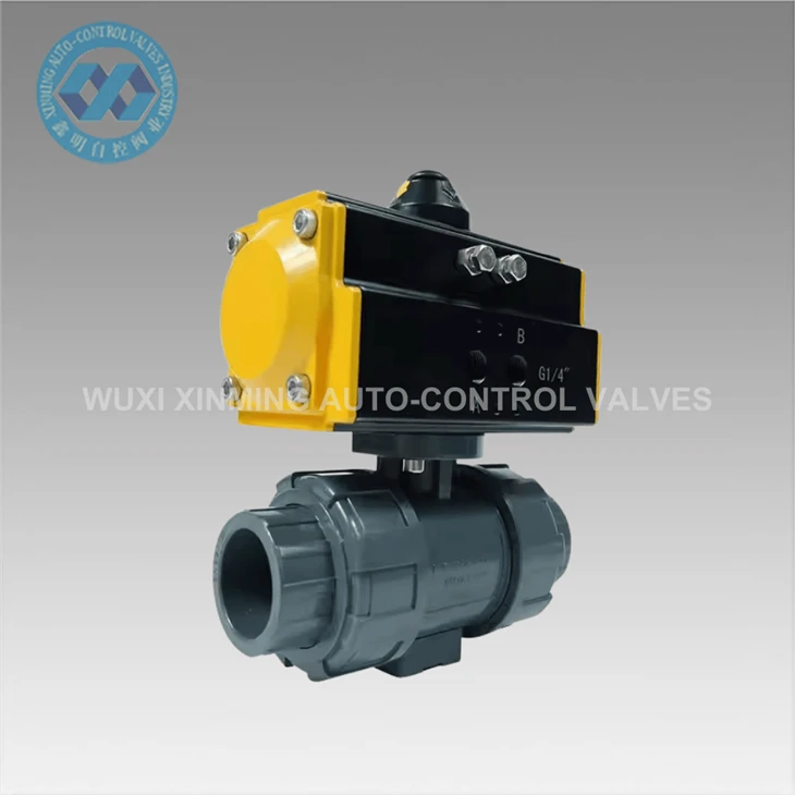 Van truyền động cơ khí nén bằng nhựa hai tác dụng