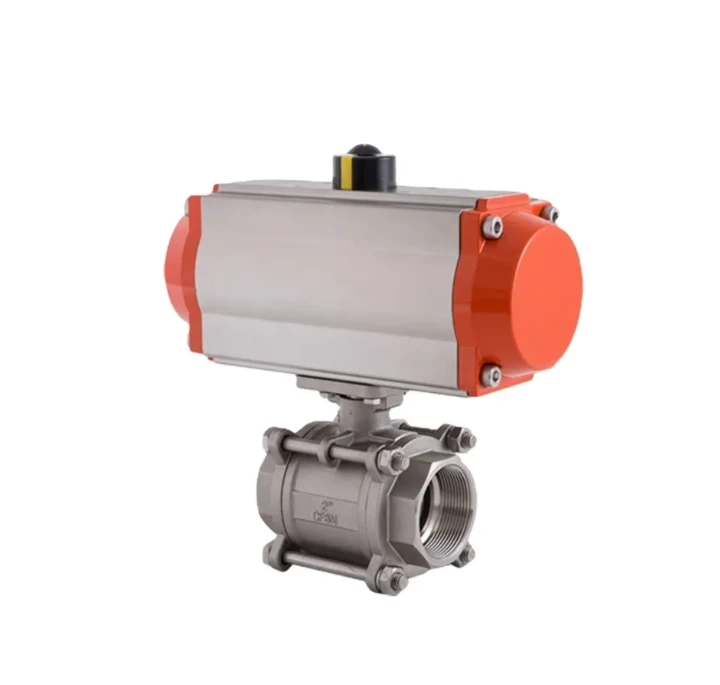 NPT Chủ đề Van bóng hoạt động khí nén|CE/ATEX được chứng nhận