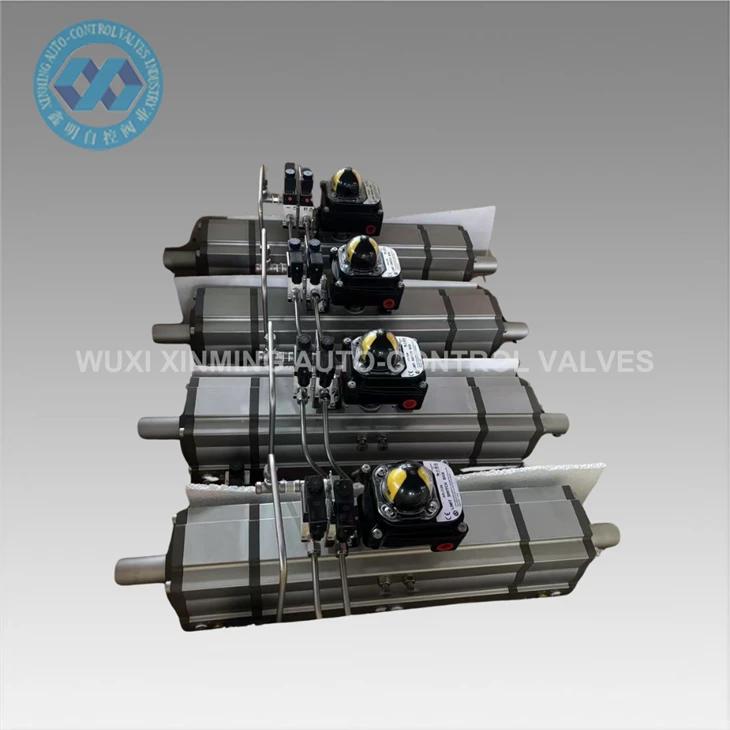Bộ truyền động khí nén để kiểm soát dòng chảy ba giai đoạn của đường ống hóa dầu