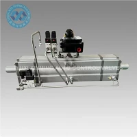 Hợp kim nhôm ba vị trí 0 độ 45 độ 90 độ tại bộ truyền động khí nén có thể điều chỉnh