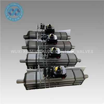Bộ truyền động khí nén để kiểm soát dòng chảy ba giai đoạn của đường ống hóa dầu