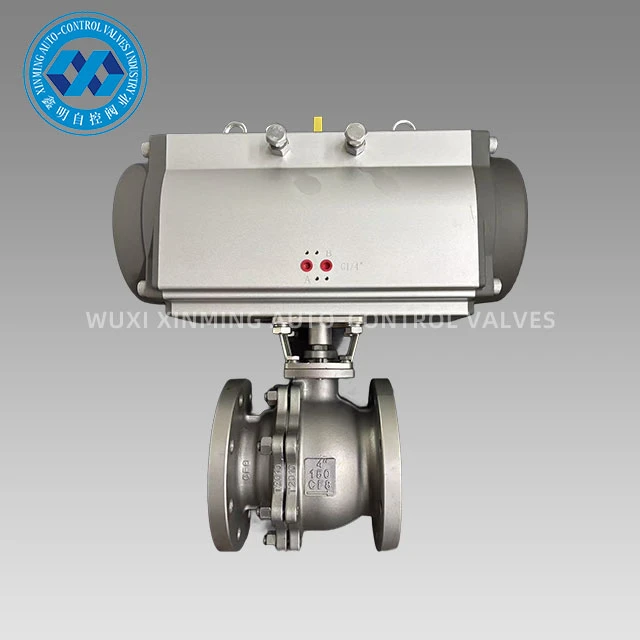 Van bi mặt bích kim loại-đến{1}}bộ truyền động khí nén