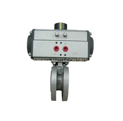 Bộ truyền động khí nén Trung Quốc Wafer Thin Ball Valve Nhà máy sản xuất