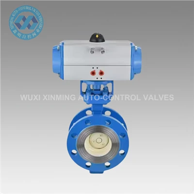 Van bướm mặt bích khí nén hiệu quả Quy định chất lỏng chính xác