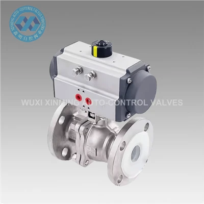High - Hiệu suất Van bóng mặt bích khí nén: Kiểm soát chính xác và hoạt động hiệu quả