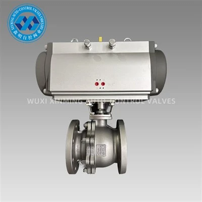 Van bi mặt bích kim loại-đến{1}}bộ truyền động khí nén
