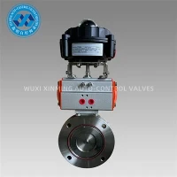 Van bướm chân không thiết bị truyền động bằng khí nén