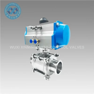 Thép không gỉ cấp độ vệ sinh 304 316 Van bóng