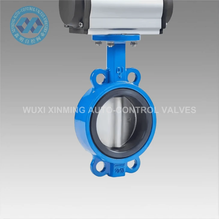 Thép không gỉ SS 304 316 L Van bướm Bướm khí nén