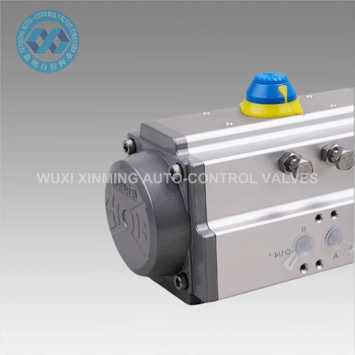 Valve bộ truyền động khí nén RT/AT/DA52 Bướm Valve Ball Valve Cơ chế xi lanh đầu khí nén